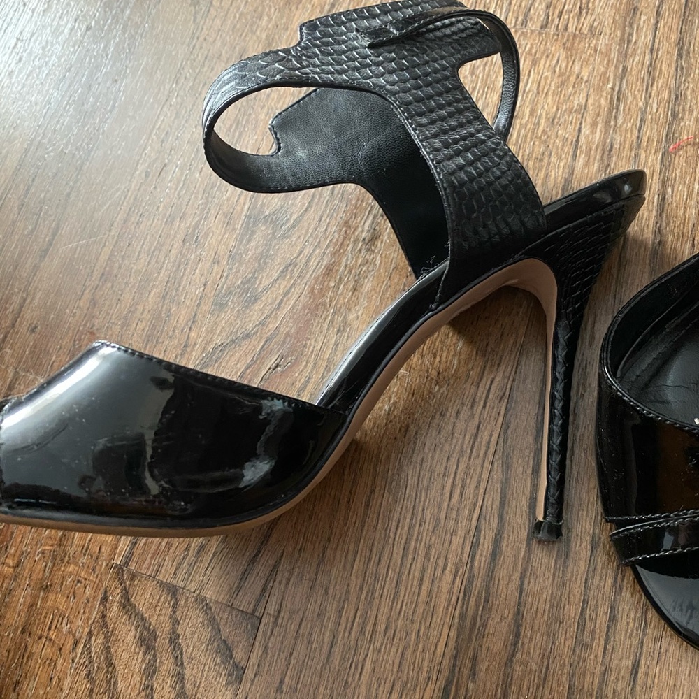 Patent Leather Black Heels